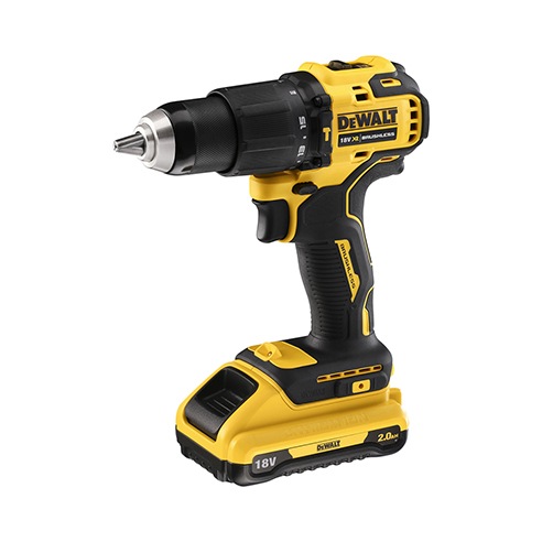 18V XR Brushless Compacte Schroef-/klopboormachine 2x 2.0Ah in TSTAK