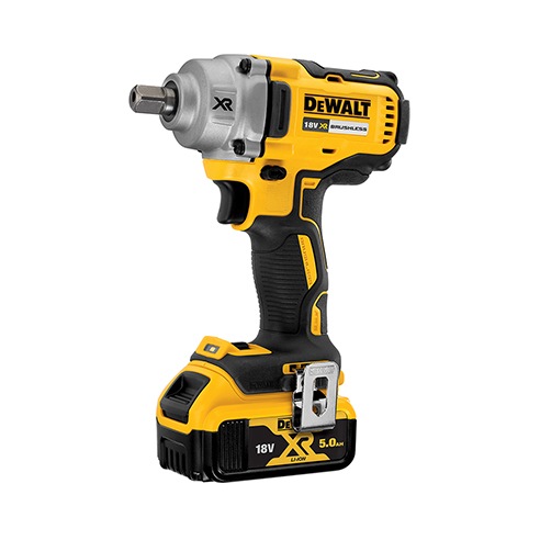 18V XR Slagmoersleutel (pin-aansluiting) 2x 5.0Ah in TSTAK koffer