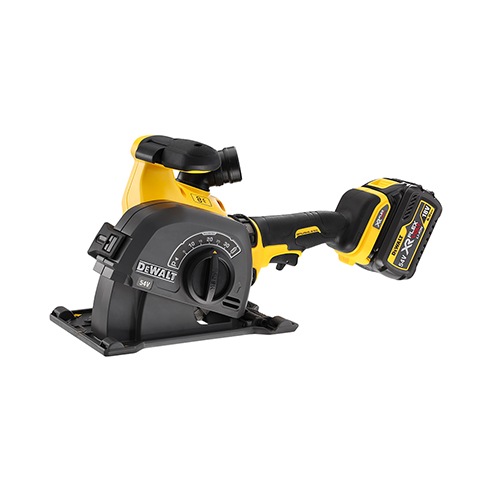 54V XR FLEXVOLT 125mm Sleuvenfrees - 2x 6.0Ah accu`s en snellader