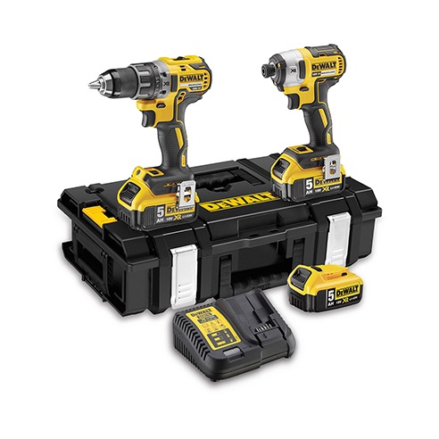 18V voordeelset schroef/slagschroef