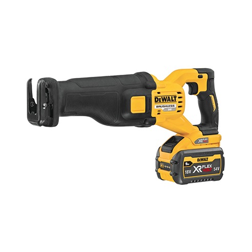 54V XR FLEXVOLT Reciprozaag - 2x 9.0Ah accu`s en snellader