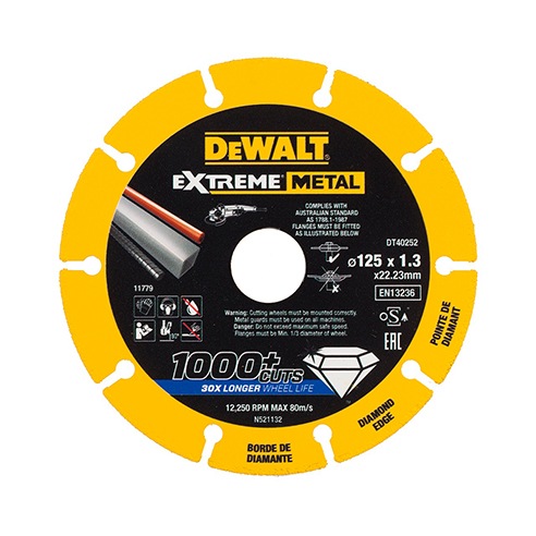 EXTREME METAL doorslijpschijf metaal 150x22.23x1.3mm
